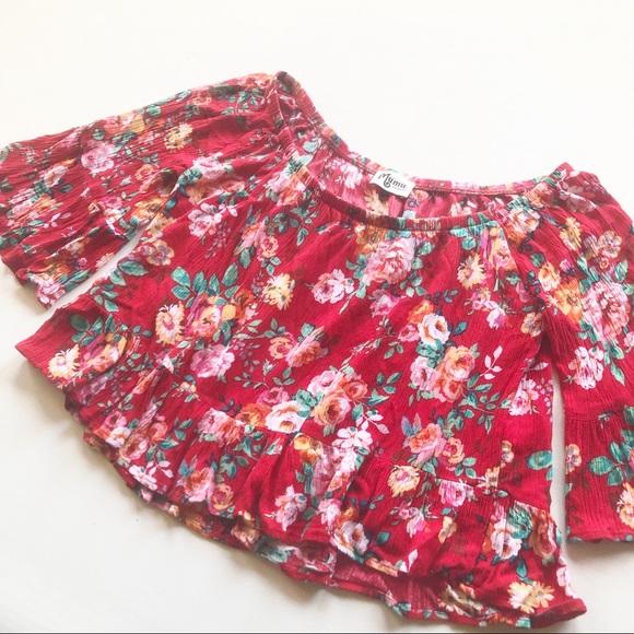 show me your MUMU Floral Top - Picture 5 of 8